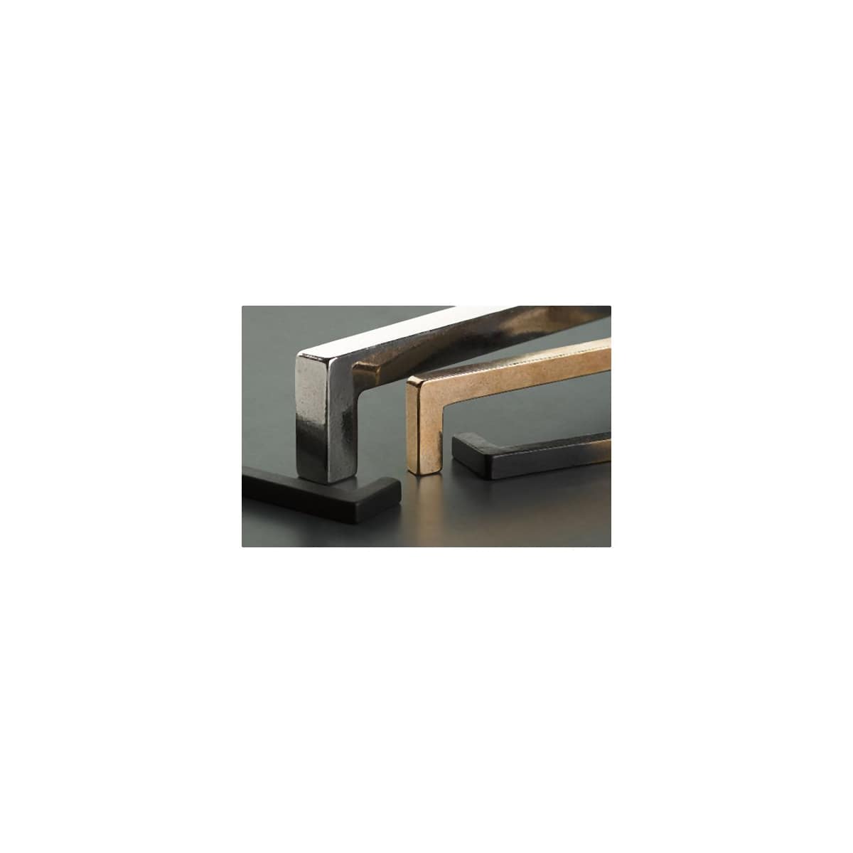 Schaub and Company - 788-35-NB - Vinci 3-1/2" Center to Center Handle Solid Bronze Cabinet Pull in Natural Bronze