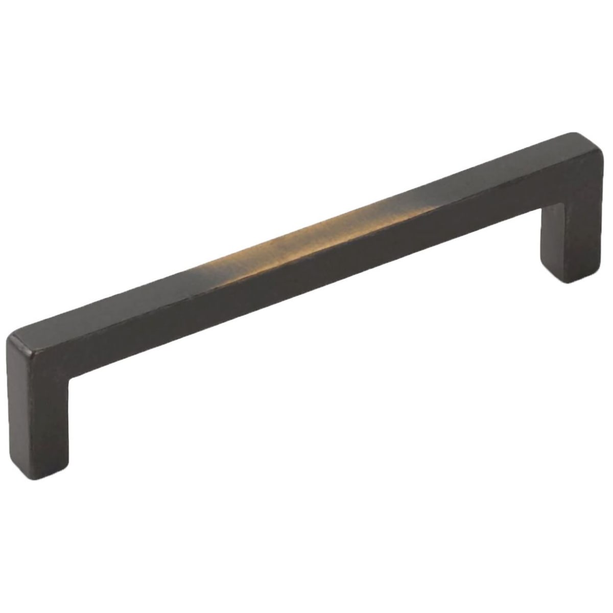 Schaub and Company - 788-5-AZ - Vinci 5" Center to Center Rustic Contemporary Solid Bronze Cabinet Handle Pull - Made in Italy in Antique Bronze
