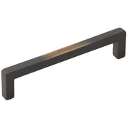 Schaub and Company - 788-5-AZ - Vinci 5" Center to Center Rustic Contemporary Solid Bronze Cabinet Handle Pull - Made in Italy in Antique Bronze