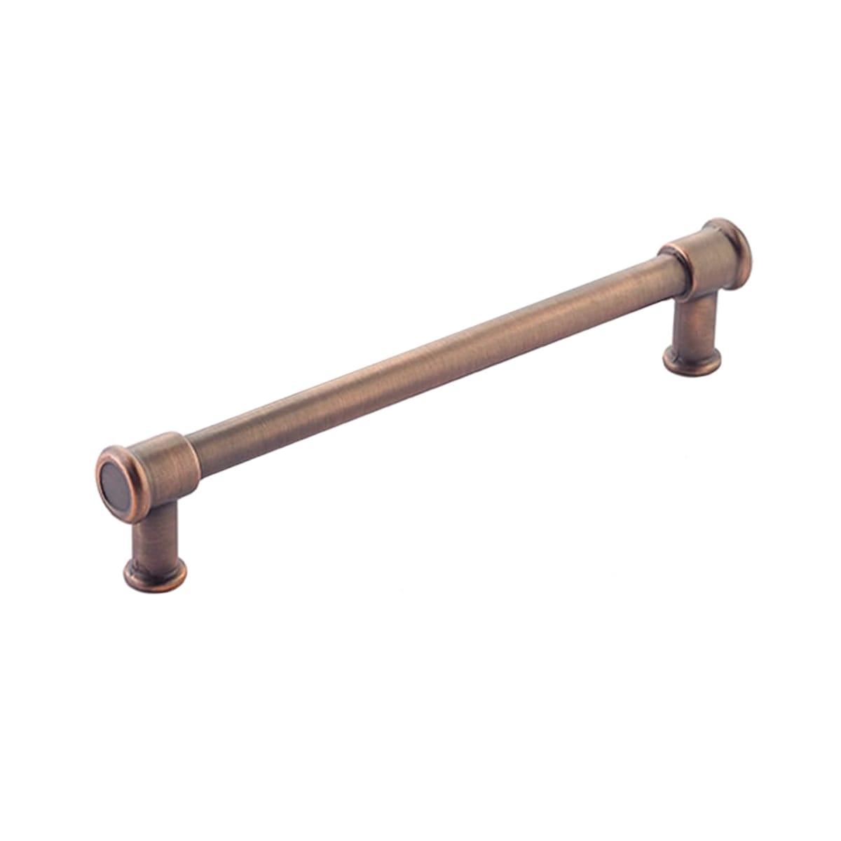 Schaub and Company - 79-6-EBZ - Steamworks 6" Center to Center Contemporary Industrial Pipe Style Cabinet Handle Pull in Empire Bronze