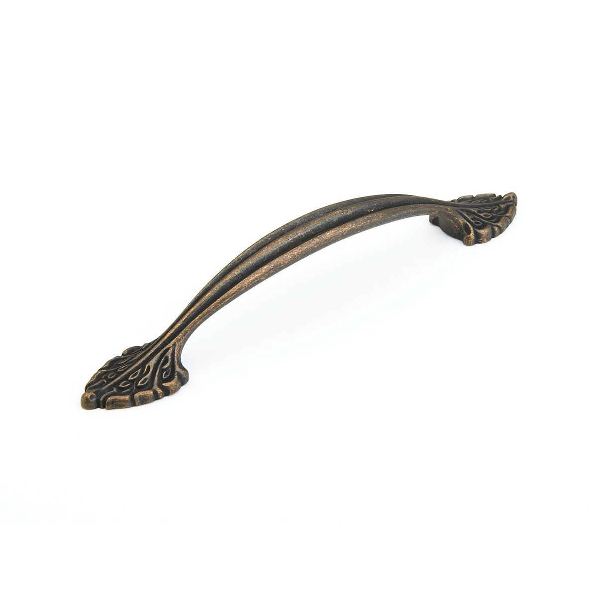 Corinthian 6" Center to Center Traditional Handle Solid Brass Cabinet Pull