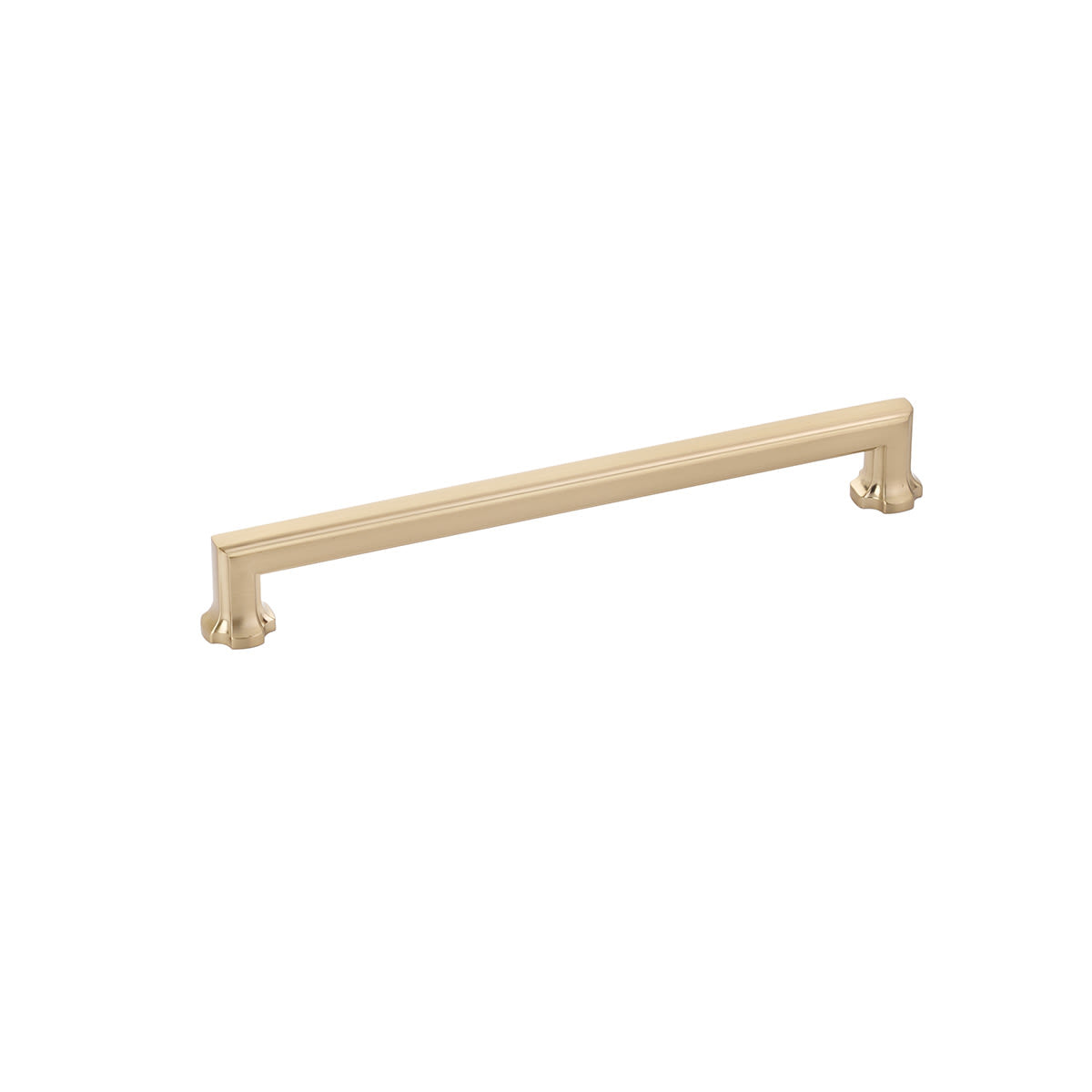 Schaub and Company - 879-SSB - Empire 8" Center to Center Traditional Grand Cabinet Handle Pull in Signature Satin Brass