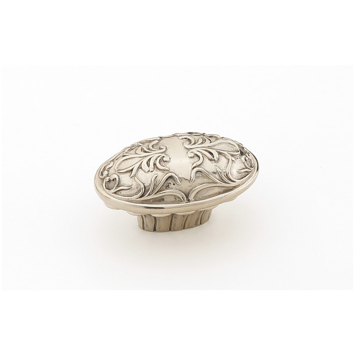 Cantata 1-1/4" Solid Brass Oval Ornate Venetian Cabinet Knob from Symphony Elegance