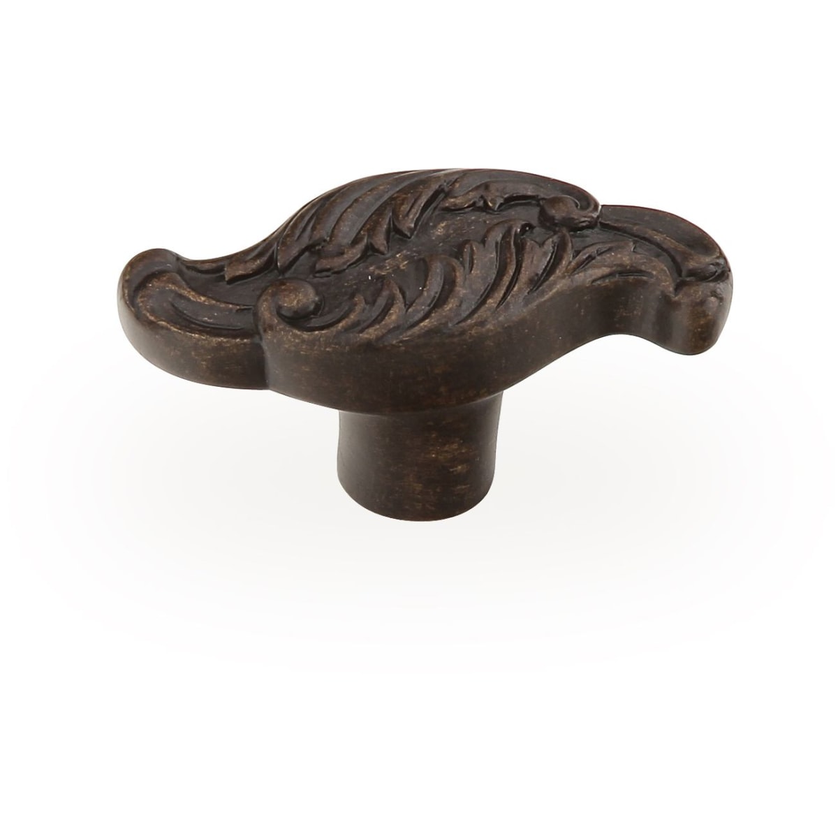 Cantata 2" Solid Brass Designer Classical Venetian Leaf Cabinet Knob - Acanthus