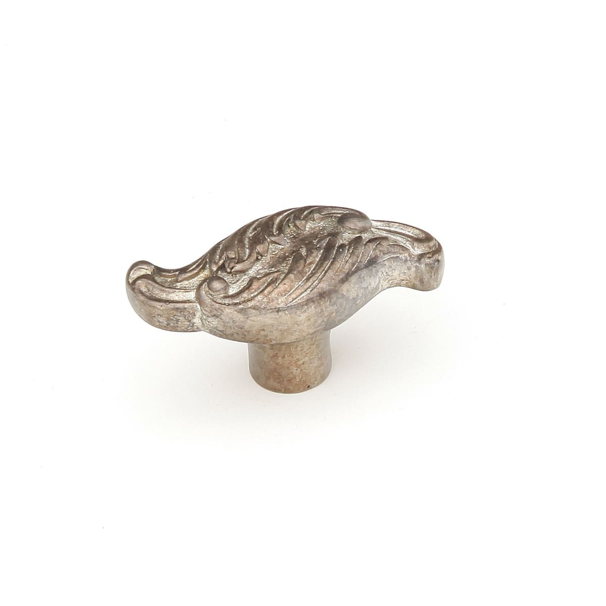 Cantata 2" Solid Brass Designer Classical Venetian Leaf Cabinet Knob - Acanthus