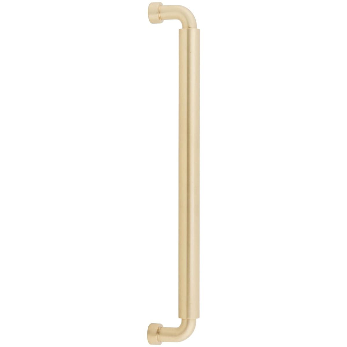 Schaub and Company - BTB211116-US4 - NOHO 12 Inch Center to Center Luxury Solid Brass Back to Back Barrel Handle Door Pulls - Pack of (2) in Satin Brass