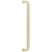 Schaub and Company - BTB211116-US4 - NOHO 12 Inch Center to Center Luxury Solid Brass Back to Back Barrel Handle Door Pulls - Pack of (2) in Satin Brass