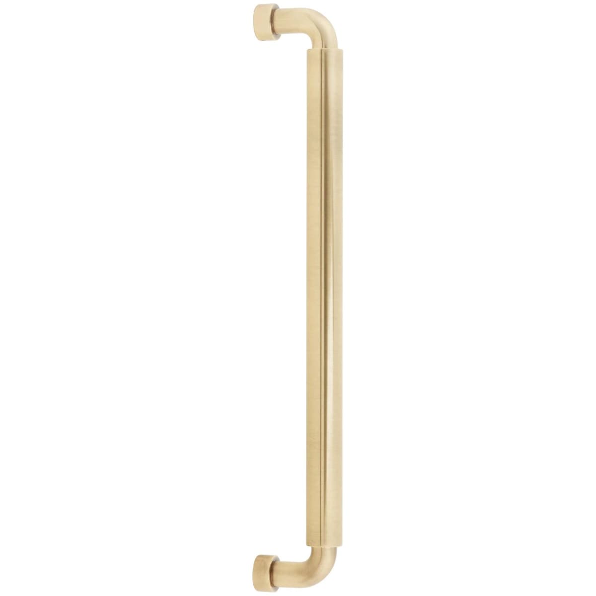 NOHO 12 Inch Center to Center Luxury Solid Brass Back to Back Barrel Handle Door Pulls - Pack of (2)