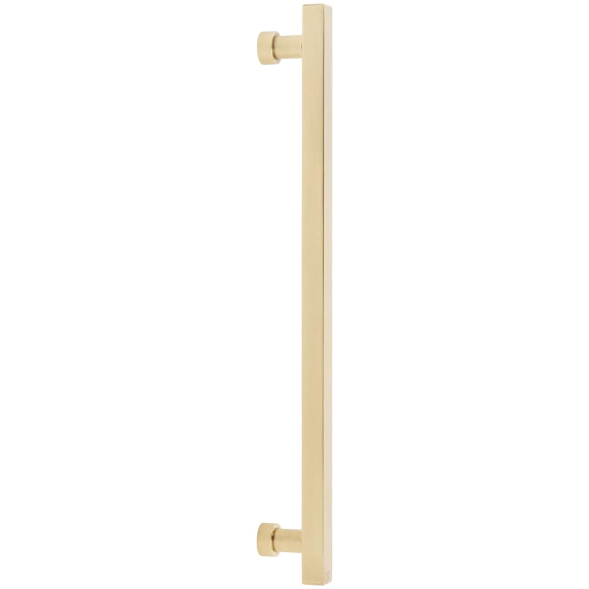 NOHO 12 Inch Center to Center Luxury Solid Brass Back to Back Square Bar Door Pulls