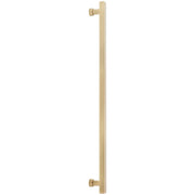 Schaub and Company - BTB211119-VB - NOHO 18 Inch Center to Center Luxury Solid Brass Back to Back Square Bar Door Pulls in Vintage Brass