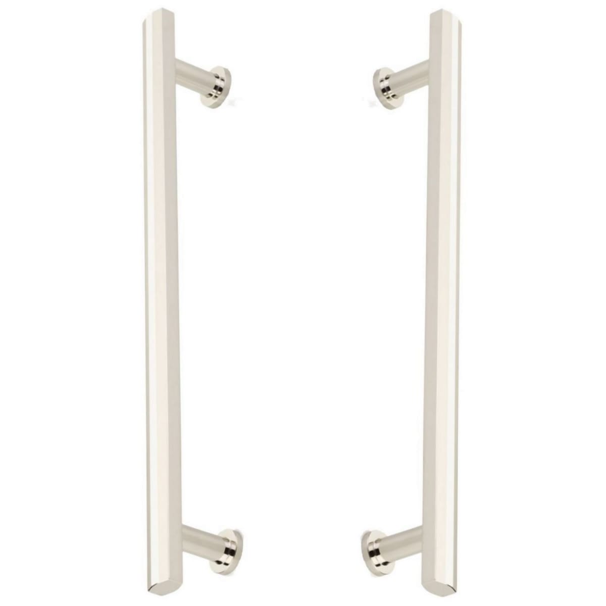 Heathrow 12" Center to Center Solid Brass Back to Back Door Pulls / Side By Side Cabinet Handles