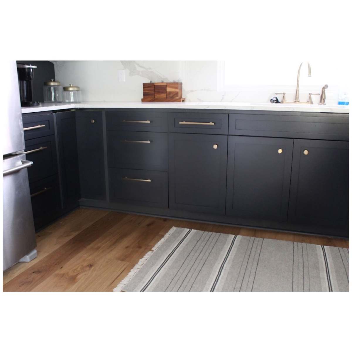 Schaub and Company - BTB558-MB - Heathrow 18" Center to Center Solid Brass Back to Back Door Pulls / Side by Side Cabinet Handles in Matte Black