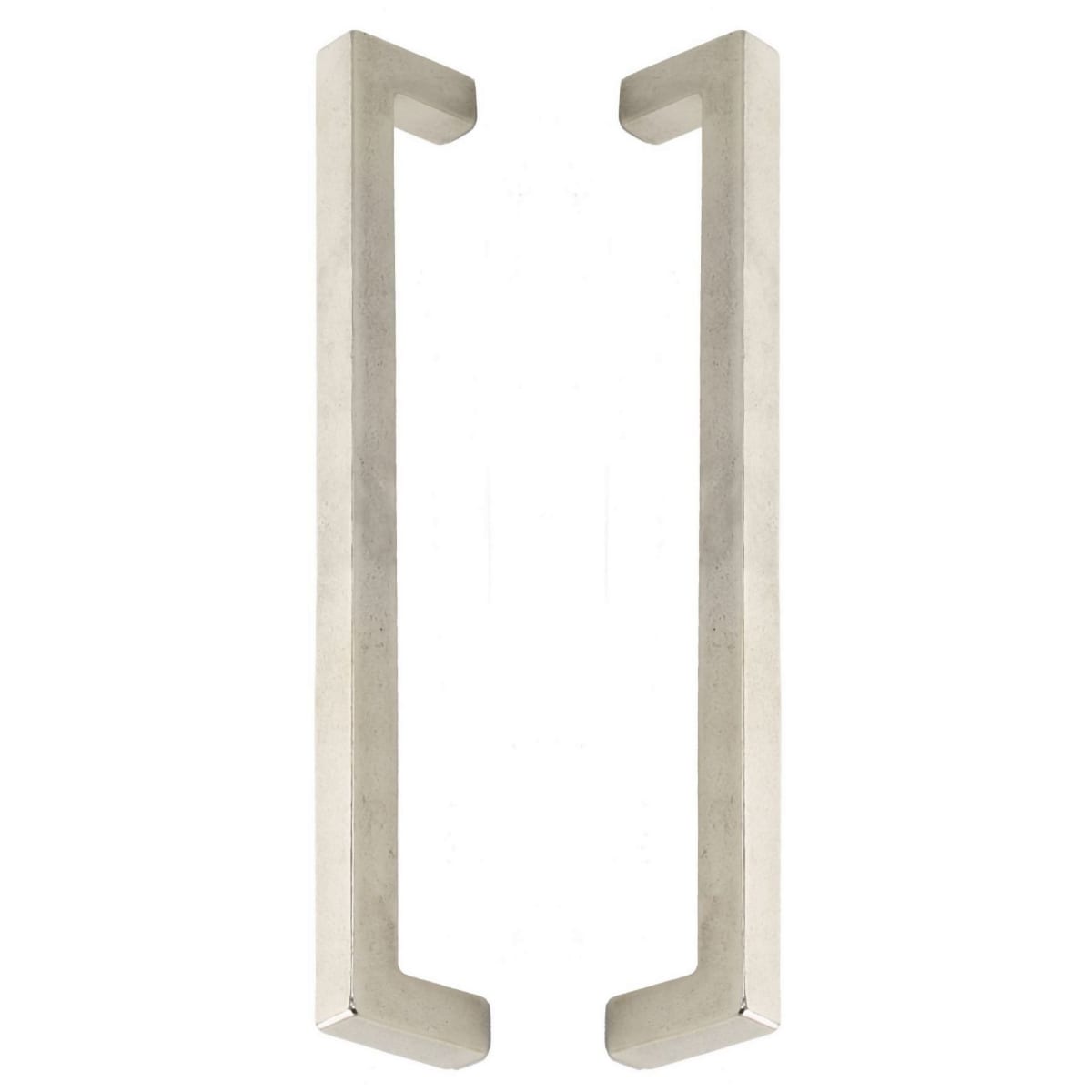 Vinci 12" Center to Center Solid Bronze Square Back to Back Door Pulls / Side By Side Appliance Handles