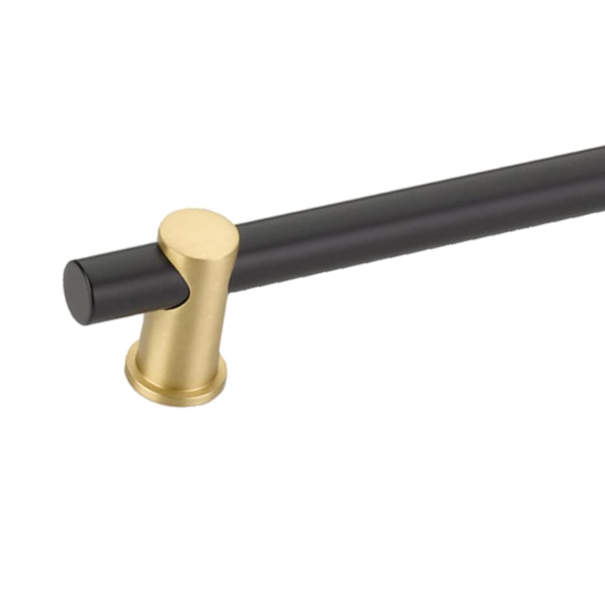 Schaub and Company - 426-SB - Fonce 6" Center to Center Modern Industrial Luxury Solid Brass Cabinet Bar Handle / Drawer Bar Pull in Satin Brass