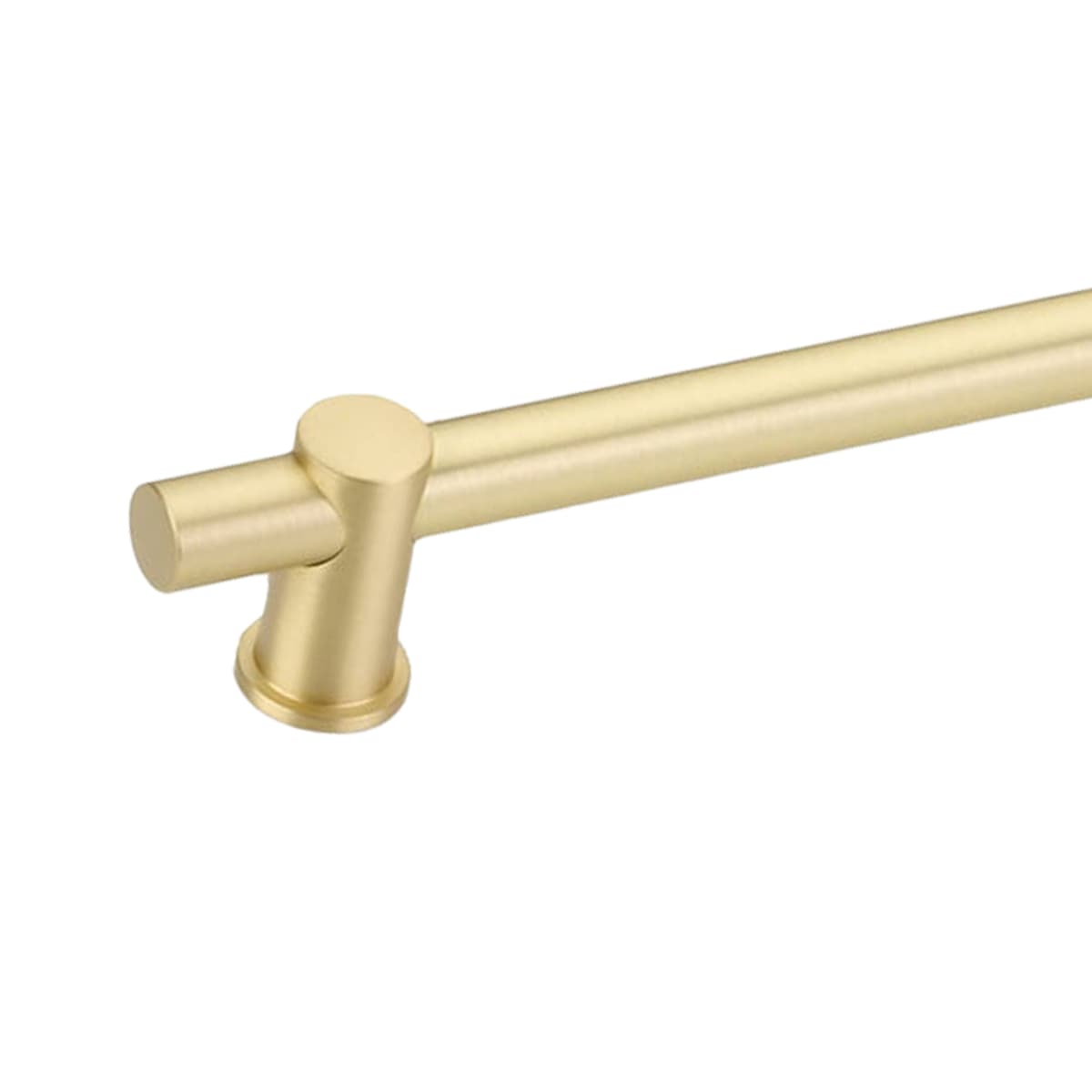 Schaub and Company - 426-SB - Fonce 6" Center to Center Modern Industrial Luxury Solid Brass Cabinet Bar Handle / Drawer Bar Pull in Satin Brass