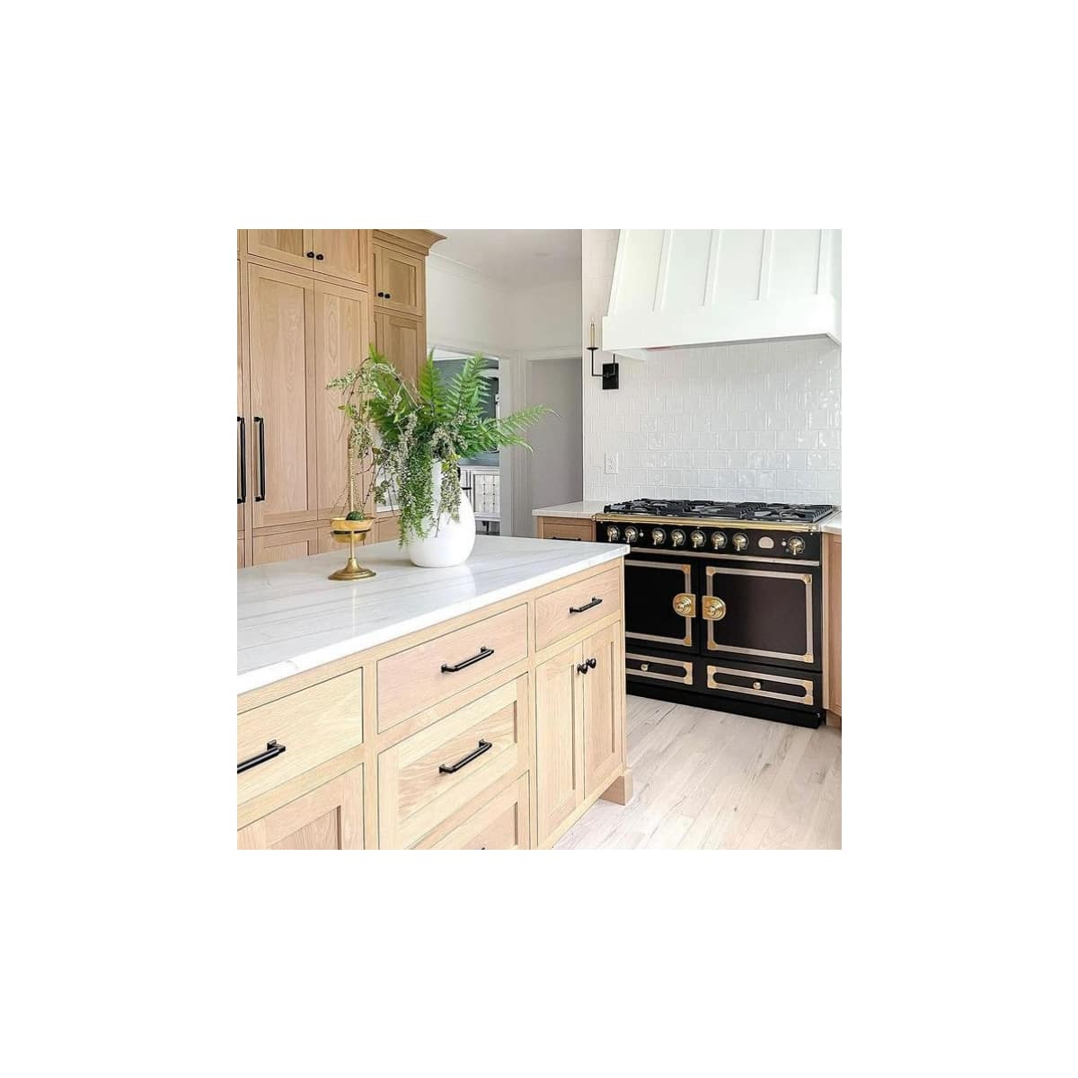 Schaub and Company - 479-SB - Haniburton 15" Center to Center Luxury Modern Barren Appliance Handle / Pull - Solid Brass in Satin Brass
