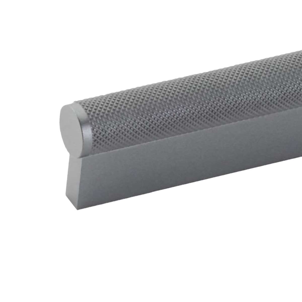 Schaub and Company - 1201-PRG - MODO 4" Center to Center Euro Modern Diamond Knurled Solid Bar Pinch Cabinet Handle / Drawer Pull in Polished Rose Gold