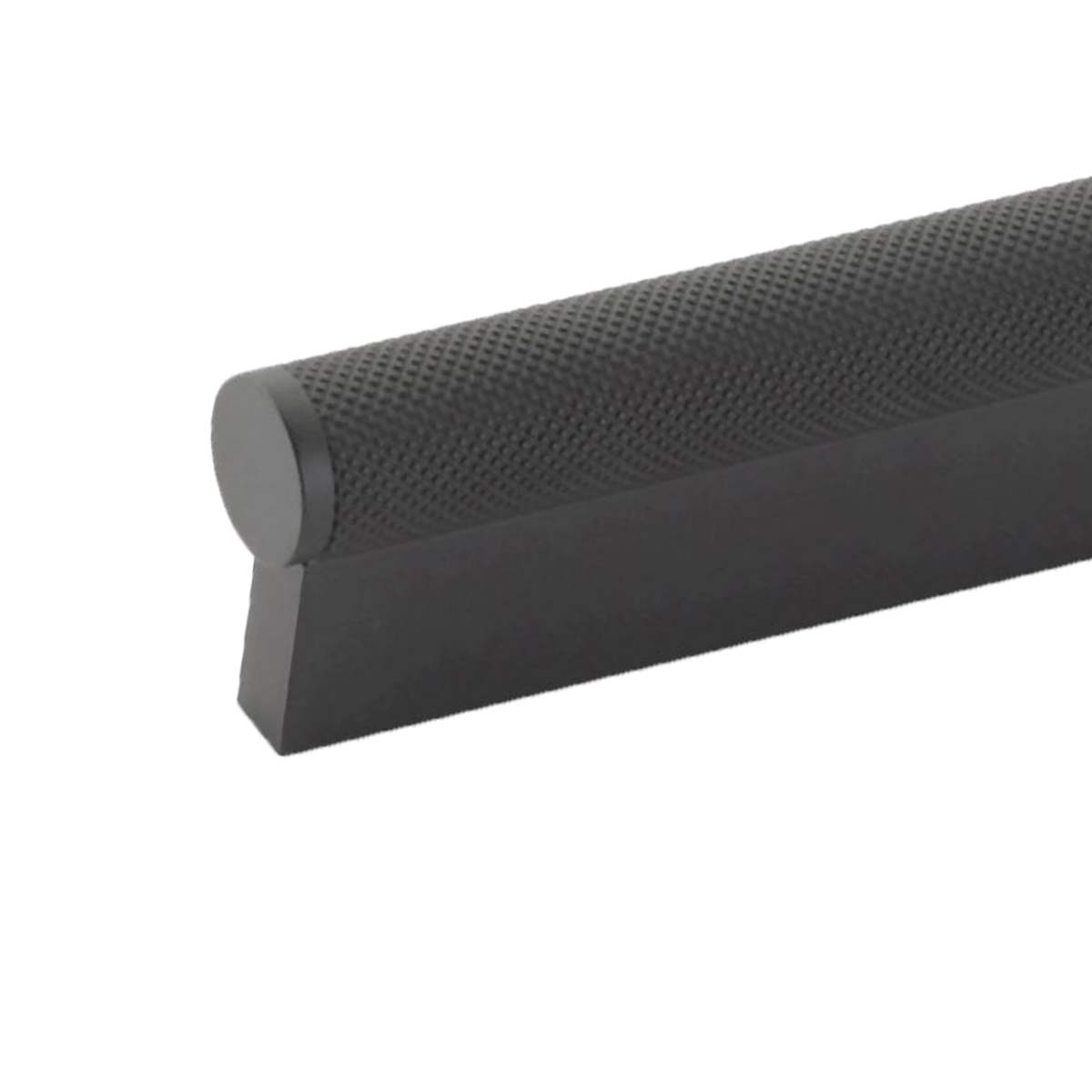 Schaub and Company - 1201-PRG - MODO 4" Center to Center Euro Modern Diamond Knurled Solid Bar Pinch Cabinet Handle / Drawer Pull in Polished Rose Gold
