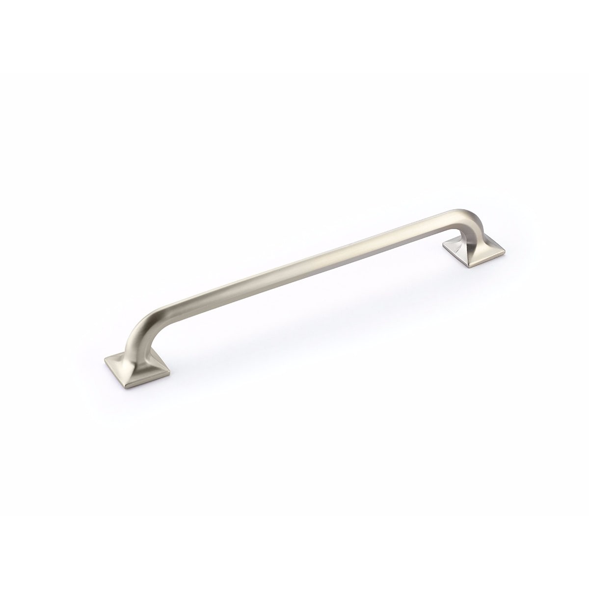 Northport 8" Center to Center Contemporary Industrial Cabinet Handle Pull with Square Footplates