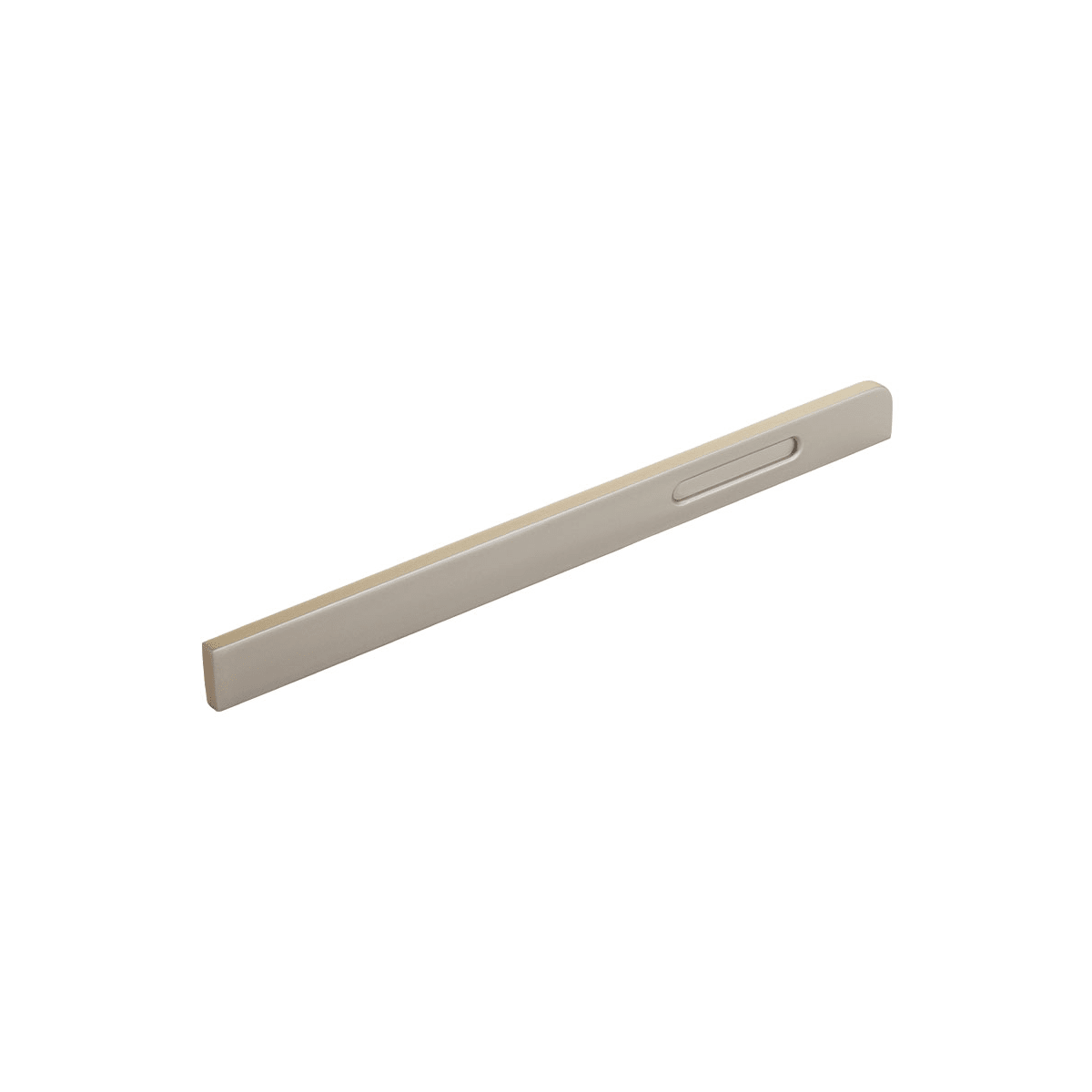Suave 11-7/8" Center to Center Modern Linear Flush Oversized Cabinet Handle / Drawer Pull
