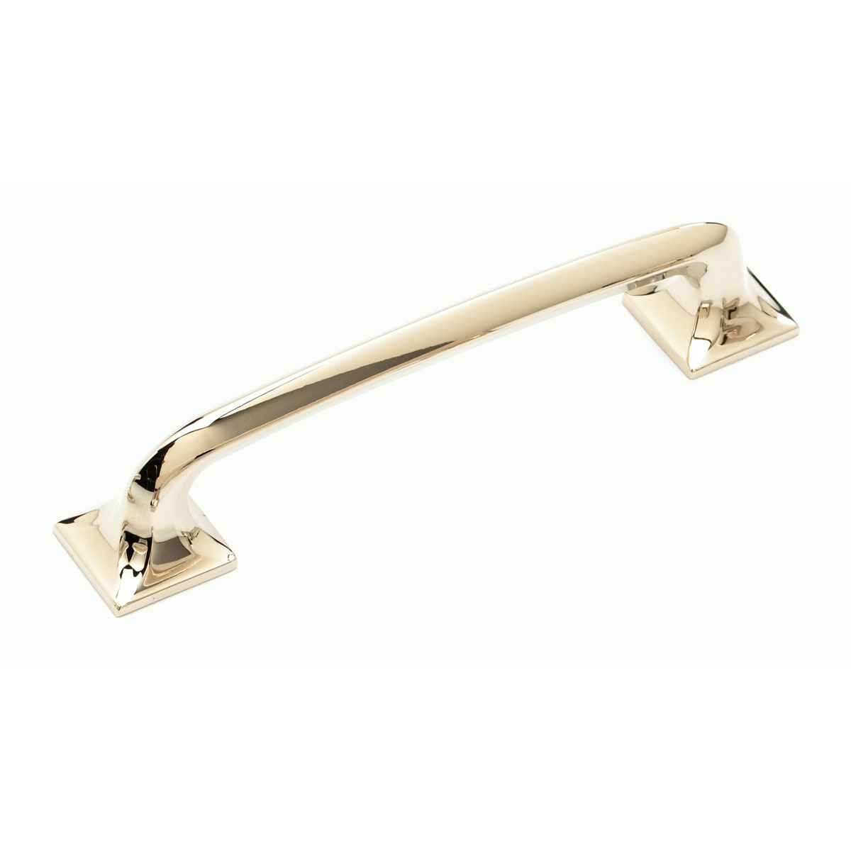 Northport 5" Center to Center Contemporary Rounded Cabinet Handle Pull with Square Footplates