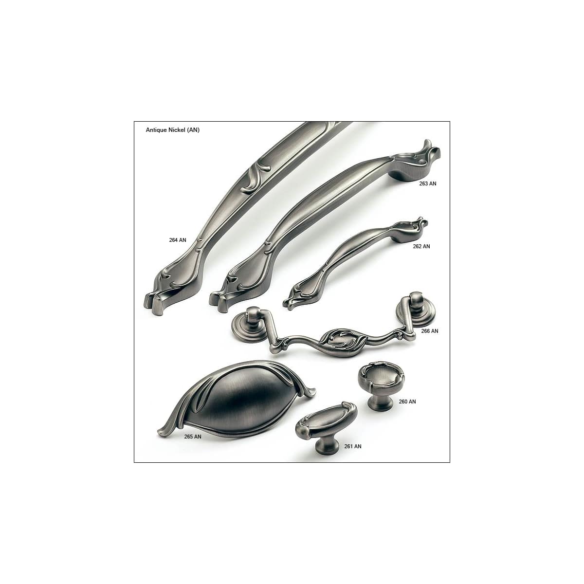 Schaub and Company - 263-ABZ - French Farm 8" Center to Center Traditional Farmhouse Handle Cabinet Pull in Ancient Bronze