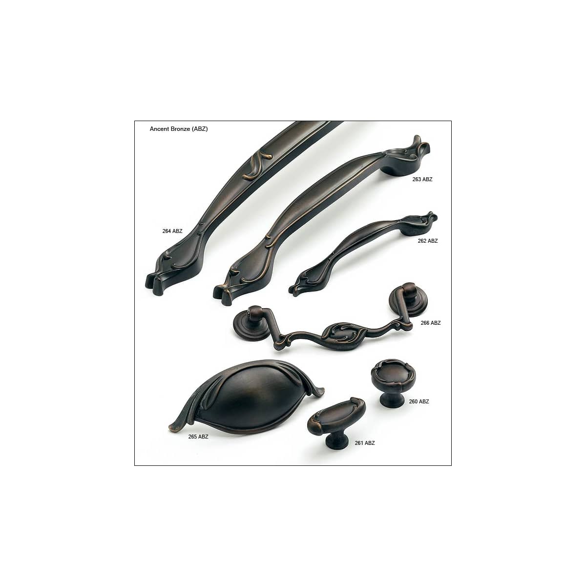 Schaub and Company - 265-AN - French Farm 3" Center to Center Traditional Farmhouse Cabinet Cup Pull / Drawer Cup Pull in Antique Nickel