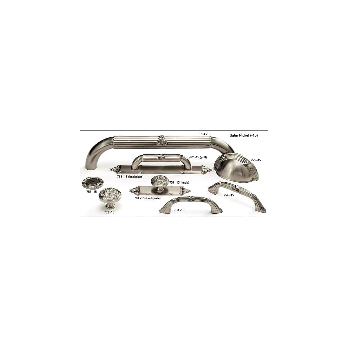 Schaub and Company - 754-10B - Versailles 3-1/2" French Baroque Solid Brass Cabinet Handle / Drawer Pull in Oil Rubbed Bronze
