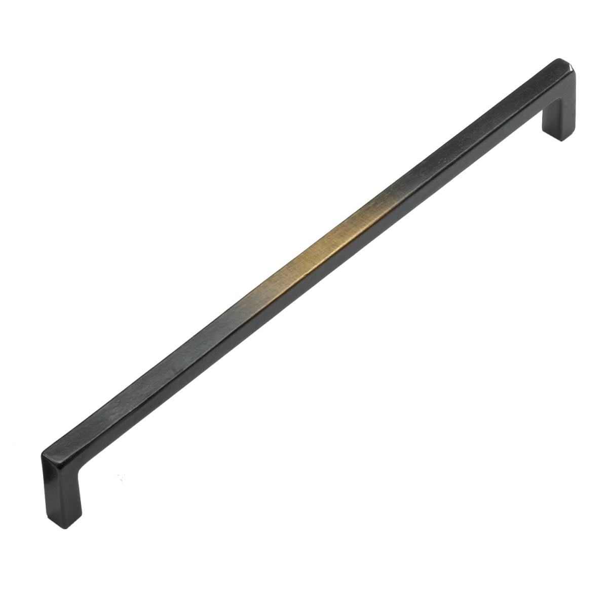Vinci 12" Luxury Rustic Modern Cast Bronze Large Cabinet Bar Handle / Drawer Bar Pull -  Made in Italy