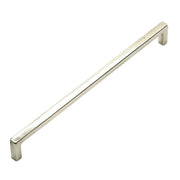 Schaub and Company - 788-12-PWB - Vinci 12" Luxury Rustic Modern Cast Bronze Large Cabinet Bar Handle / Drawer Bar Pull -  Made in Italy in Polished White Bronze