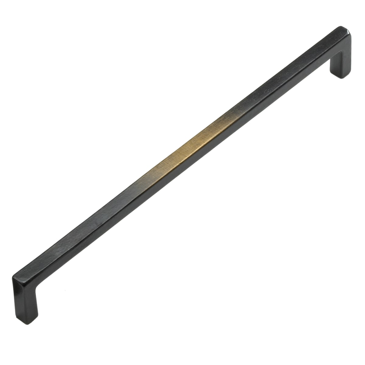 Schaub and Company - 788-18-AZ - Vinci 18" Luxury Modern Rustic Cast Bronze Oversized Cabinet Handle / Drawer Pull - Made in Italy in Antique Bronze