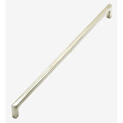 Schaub and Company - 788-18-PWB - Vinci 18" Luxury Modern Rustic Cast Bronze Oversized Cabinet Handle / Drawer Pull - Made in Italy in Polished White Bronze