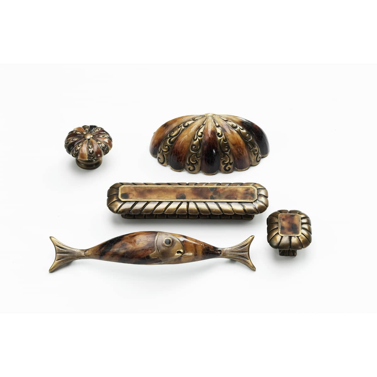 Schaub and Company - 851-MOP-PN - Symphony 1-1/2" Solid Brass Luxury Rectangular Cabinet Knob with Shell Inlay in Pearl / Nickel