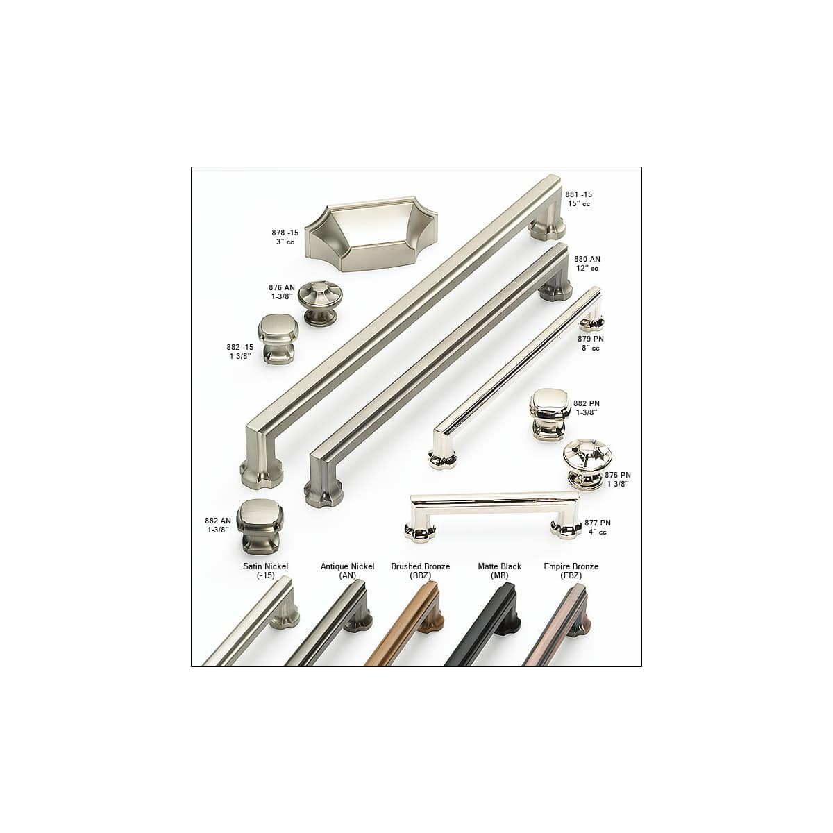 Schaub and Company - 878-PN - Empire 3" Center to Center Scalloped Shell Contemporary Cabinet Cup Handle / Drawer Cup Pull in Polished Nickel