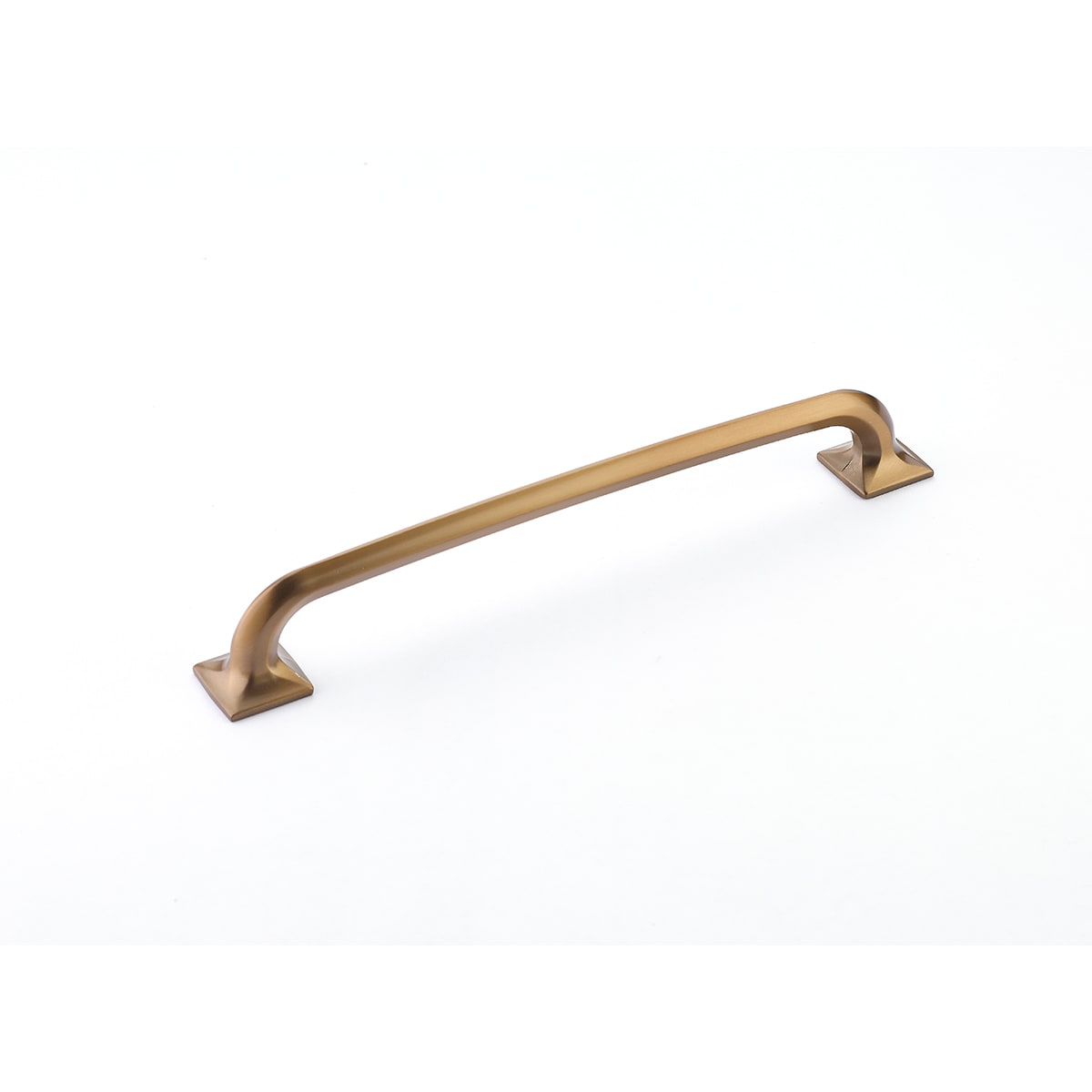 Northport 8" Center to Center Contemporary Industrial Cabinet Handle Pull with Square Footplates