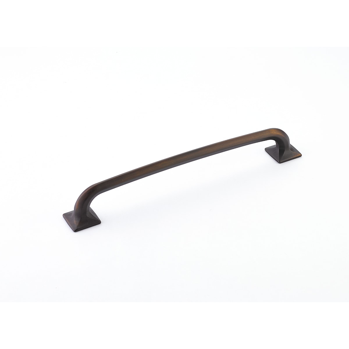 Northport 8" Center to Center Contemporary Industrial Cabinet Handle Pull with Square Footplates