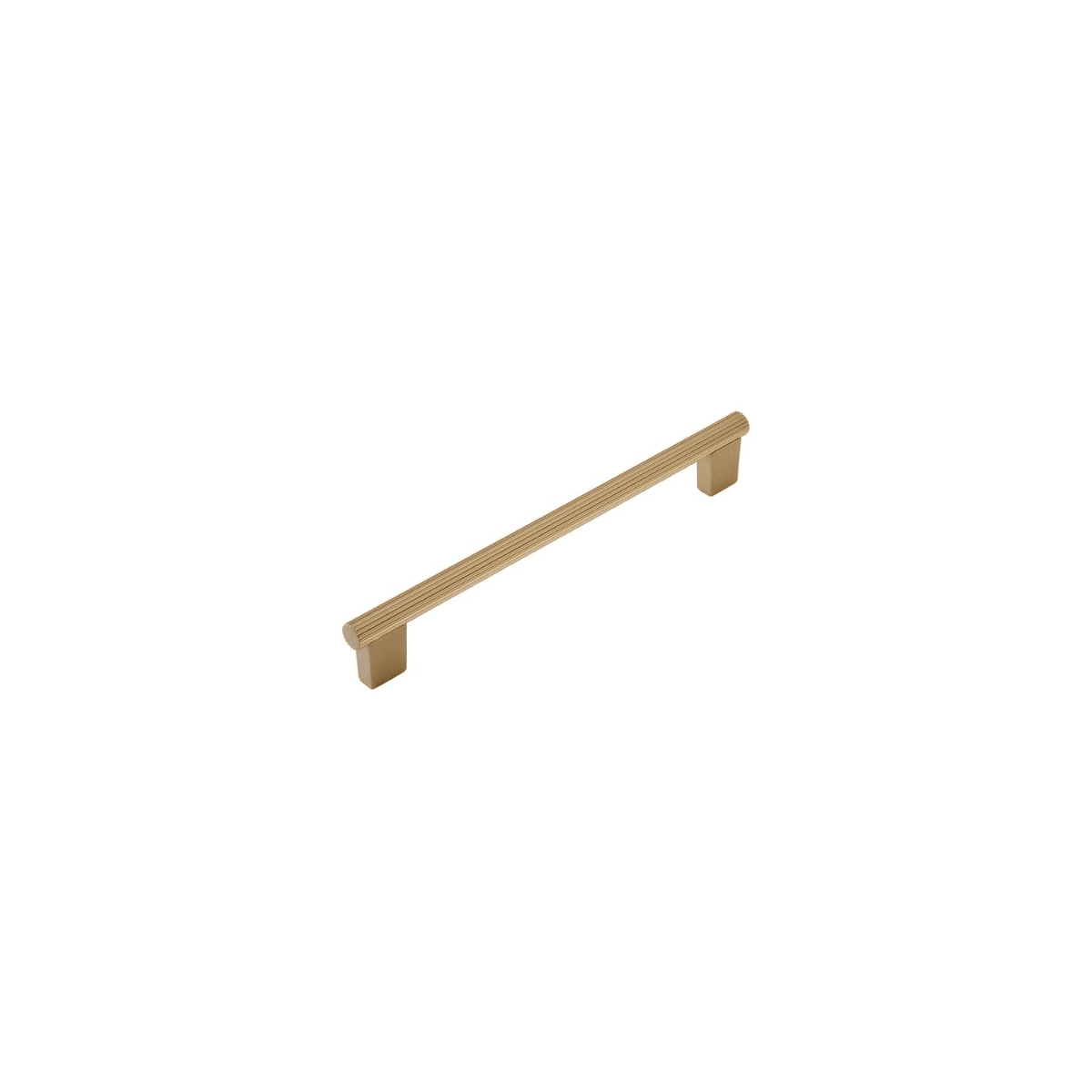 Aspero 8" Center to Center Modern Ridged Round Cabinet Bar Handle / Drawer Bar Pull