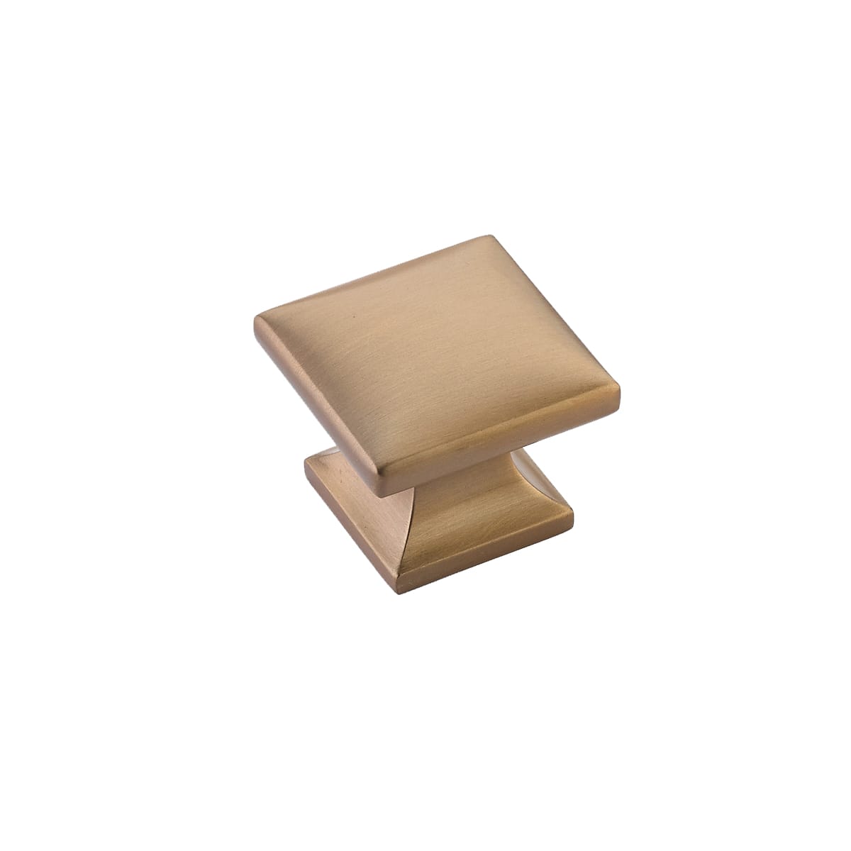 Northport 1-3/8" Contemporary Square Cabinet Knob with Faceted X Surface