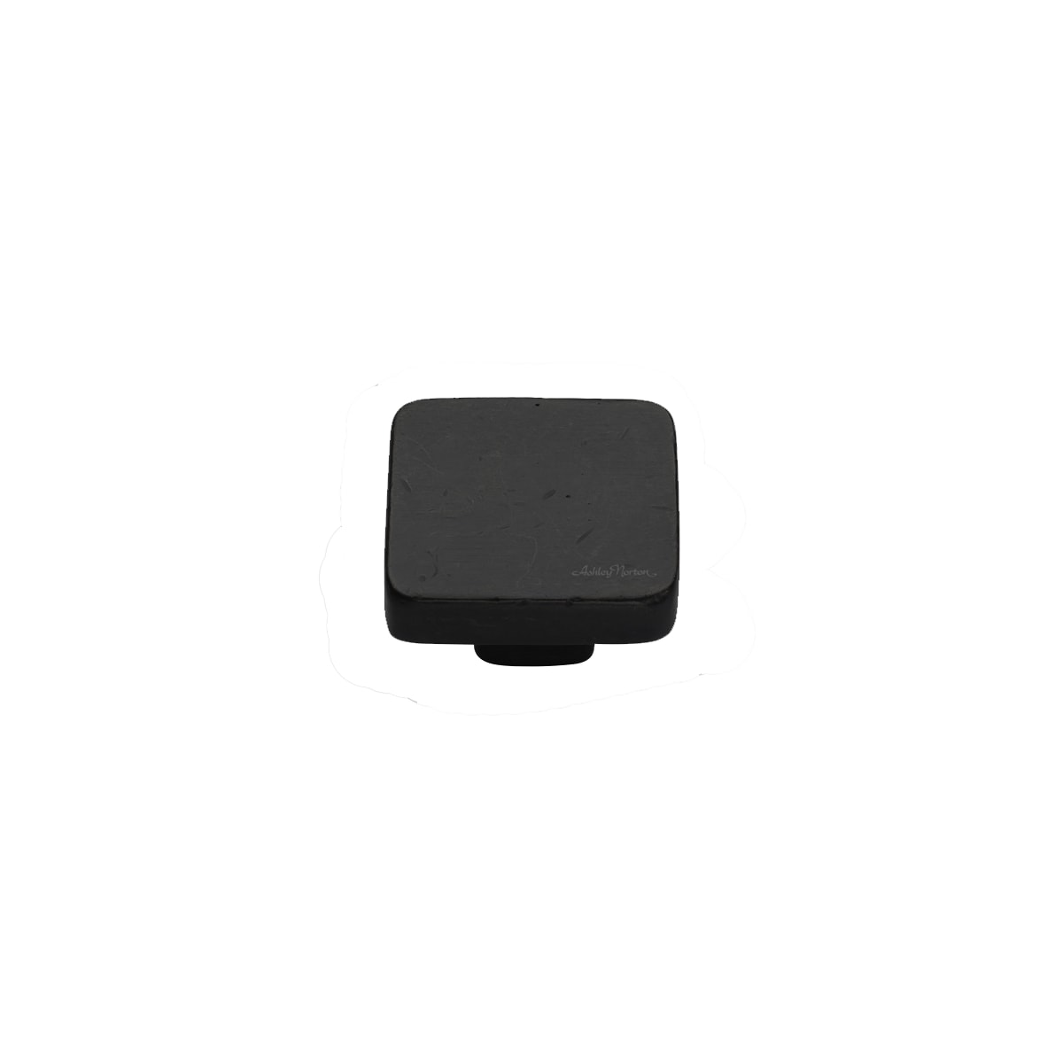 Solid Bronze Rustic 1-1/2 Inch Square Cabinet Knob