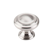 Top Knobs - M1116 - Dome 1-1/8 Inch Mushroom Cabinet Knob from the Nouveau III Collection in Brushed Satin Nickel