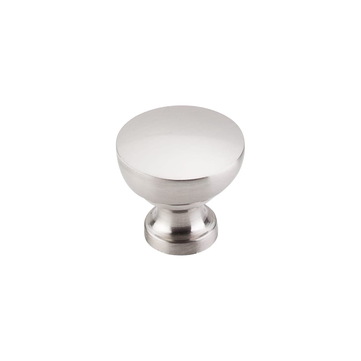 Top Knobs - M1119-10PACK - Bergen 1-1/4 Inch Mushroom Cabinet Knob from the Asbury Collection - 10 Pack in Brushed Satin Nickel