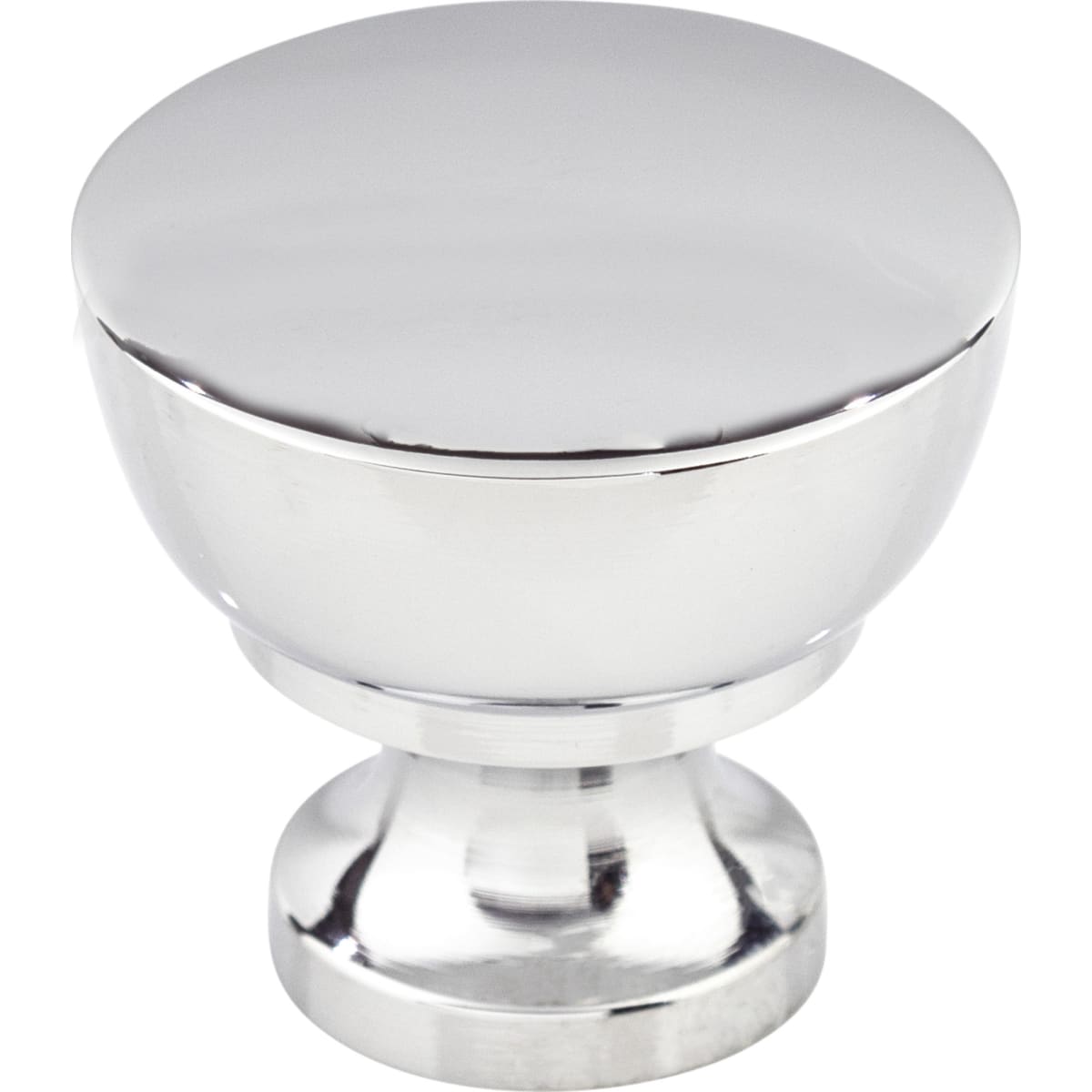Top Knobs - M1121 - Bergen 1-1/4 Inch Mushroom Cabinet Knob from the Dakota Collection in Polished Chrome