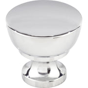 Top Knobs - M1121 - Bergen 1-1/4 Inch Mushroom Cabinet Knob from the Dakota Collection in Polished Chrome