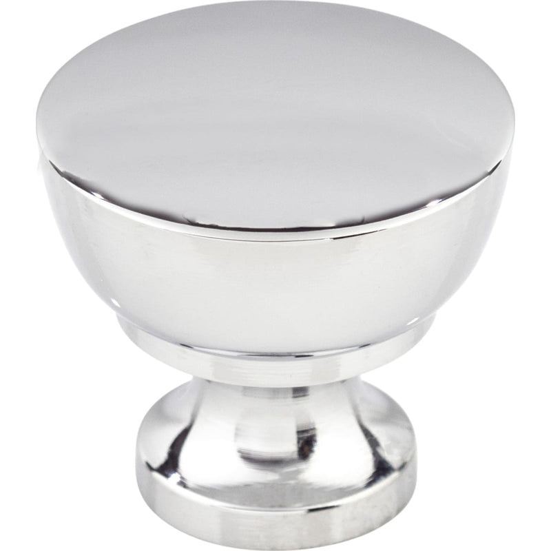 Top Knobs - M1121 - Bergen 1-1/4 Inch Mushroom Cabinet Knob from the Dakota Collection in Polished Chrome