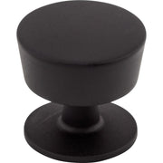 Top Knobs - M1123 - Essex 1-3/16 Inch Mushroom Cabinet Knob from the Nouveau III Collection in Flat Black