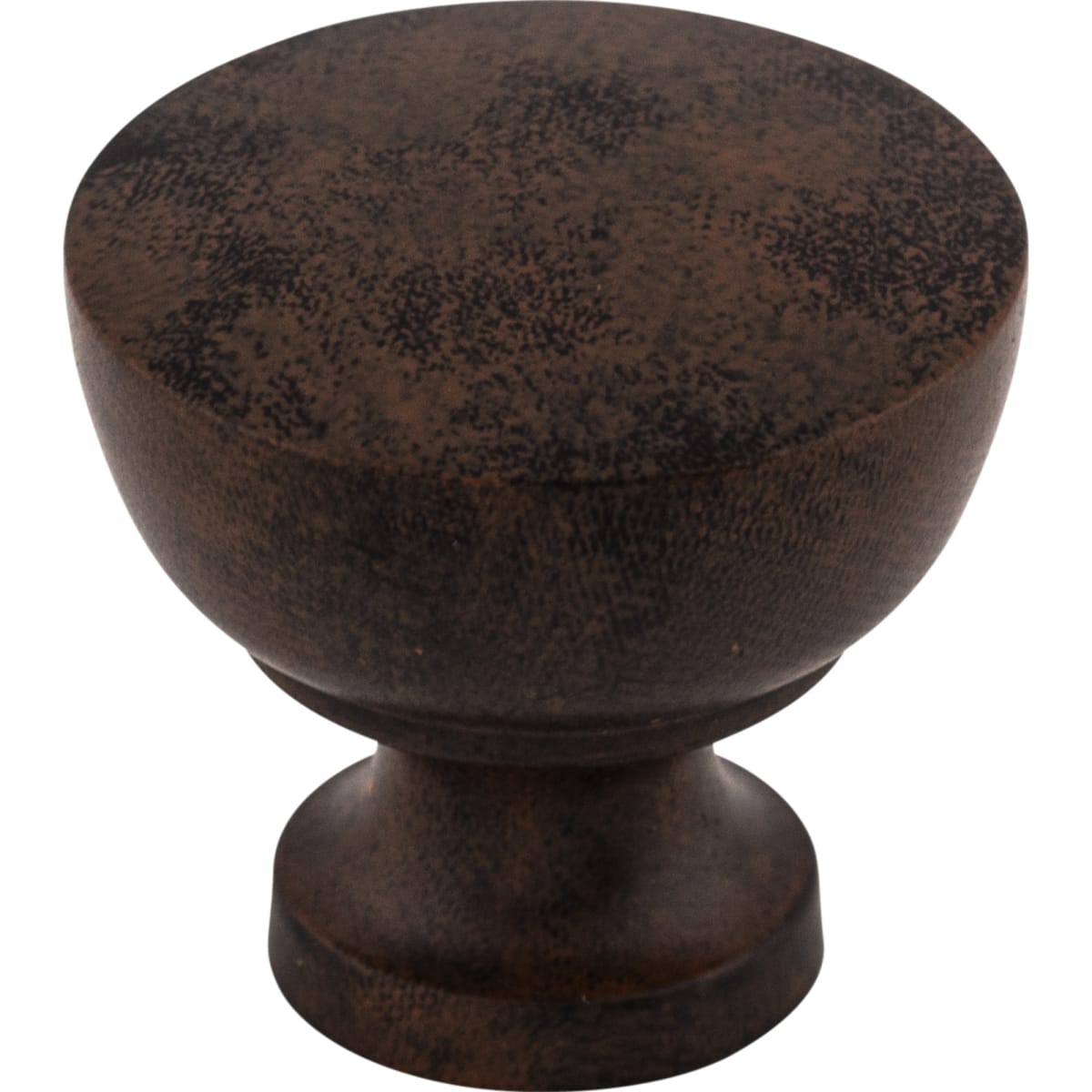 Top Knobs - M1201 - Bergen 1-1/4 Inch Mushroom Cabinet Knob from the Nouveau III Collection in Patina Rouge