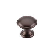 Rounded 1-1/4 Inch Mushroom Cabinet Knob from the Dakota Collection - 25 Pack