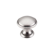 Rounded 1-1/4 Inch Mushroom Cabinet Knob from the Dakota Collection - 25 Pack