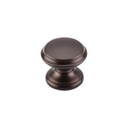 Flat 1-3/8 Inch Mushroom Cabinet Knob from the Dakota Collection - 10 Pack