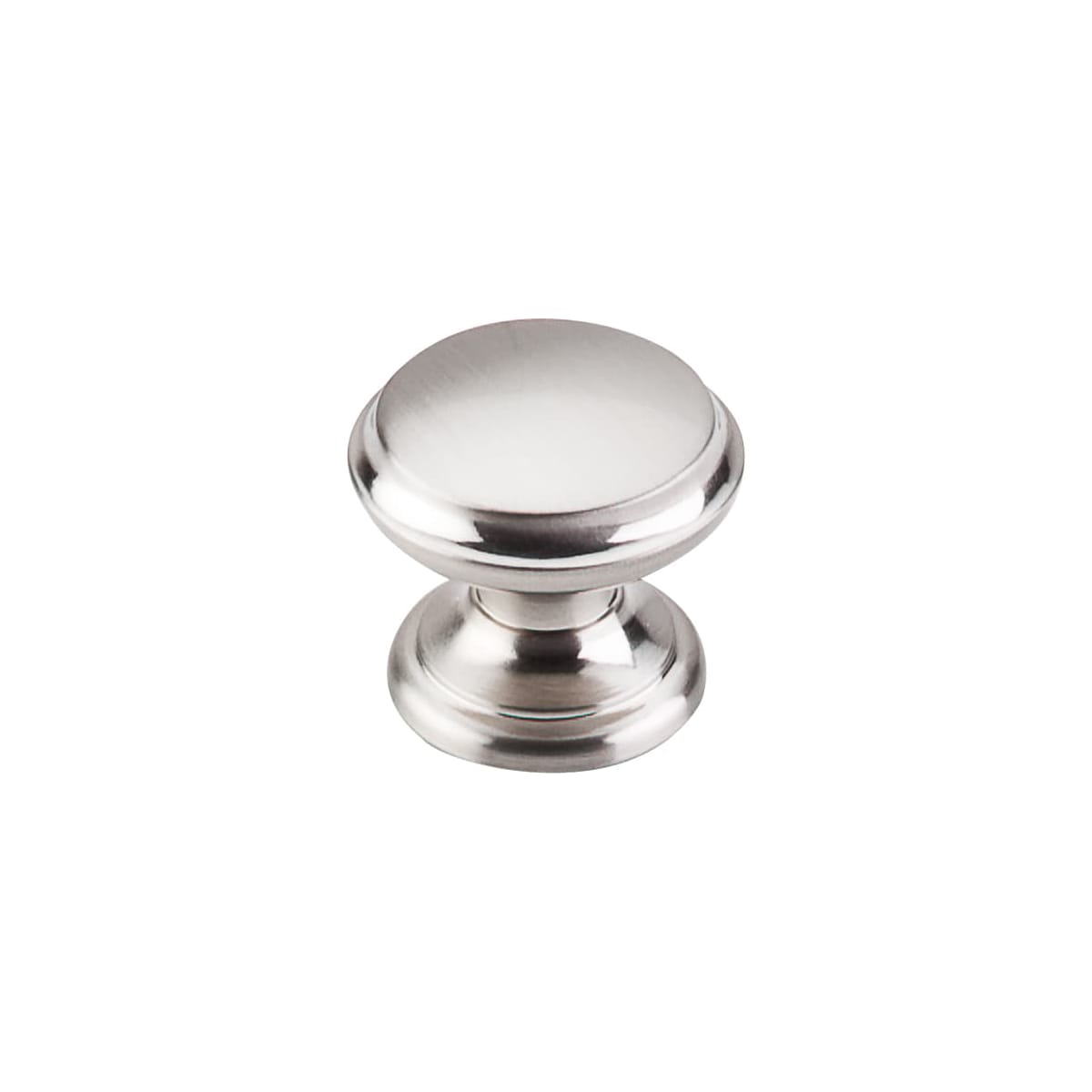 Flat 1-3/8 Inch Mushroom Cabinet Knob from the Asbury Collection - 10 Pack
